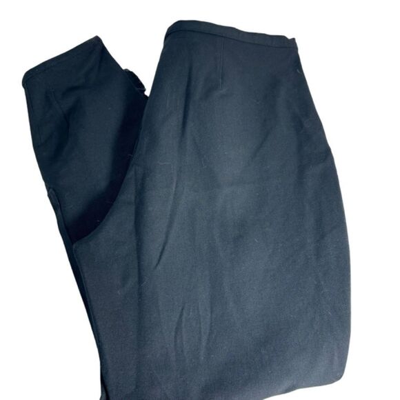 3.0 Phillip Lim Black Cotton/Modal/Elastane High Rise Moto Jodhpurs Sz 10 - Picture 6 of 12